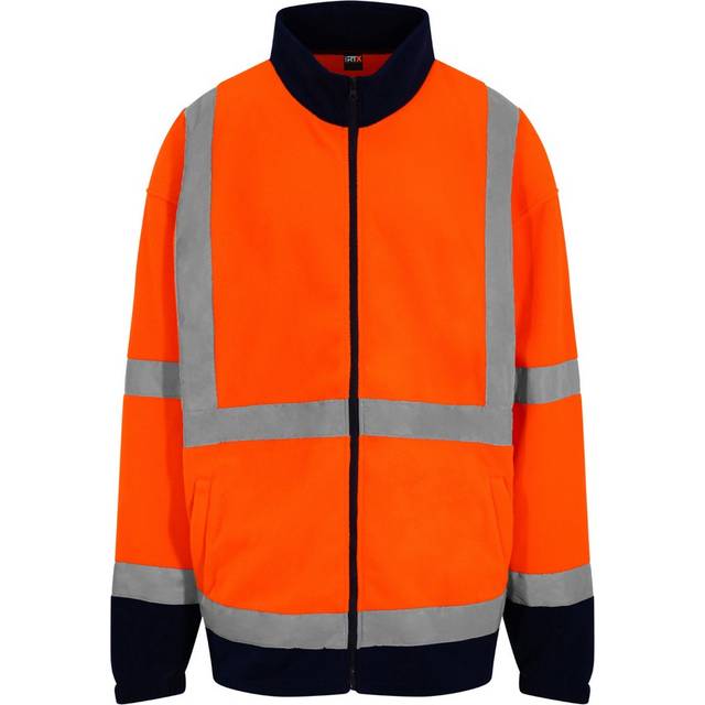 Pro Rtx High Visibility Mens Full-Zip Fleece - One Size