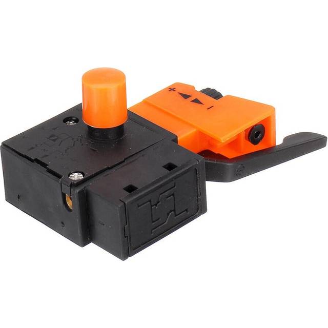 (FA2-4/1BEK) Lock On Power Tool Electric Drill Speed Control Trigger Push Button