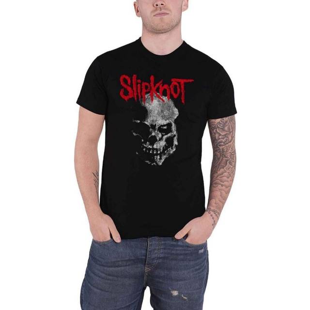 (XXL, Black) Slipknot Unisex Adult .5: The Gray Chapter Skull T-Shirt