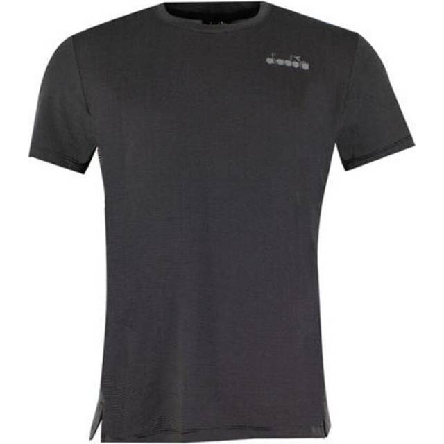 Diadora easy tennis mens black t-shirt
