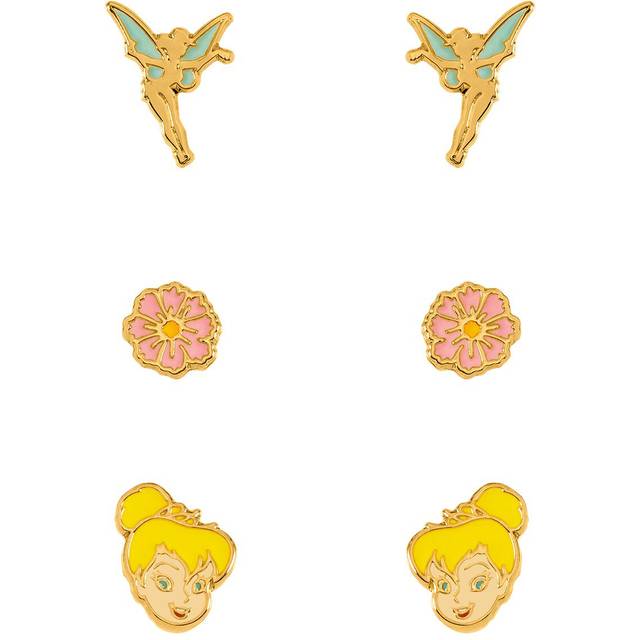 Peter Pan Tinkerbell Earring Set gold coloured - Onesize