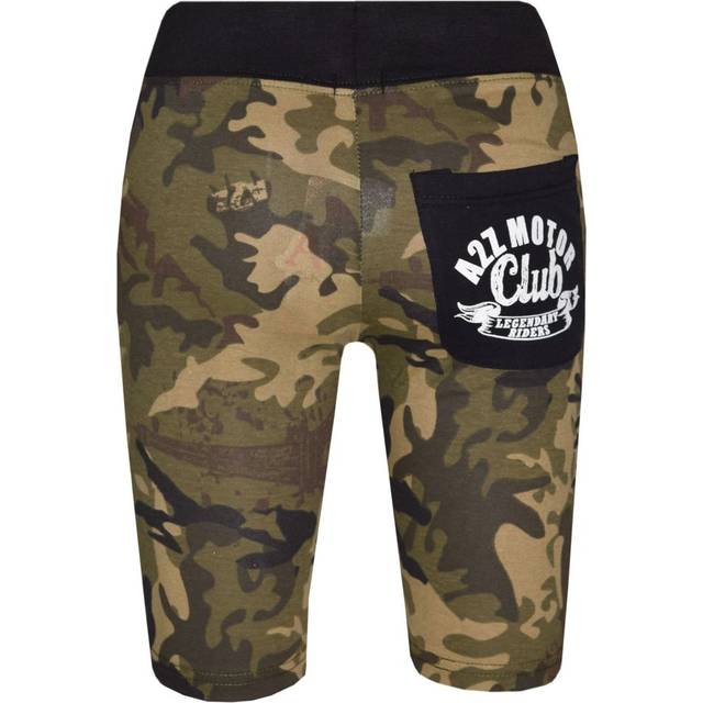 (13 Years) Kids Boys Girls Green Camouflage Chino Shorts Knee Length Half Pant New 5-13 Yr