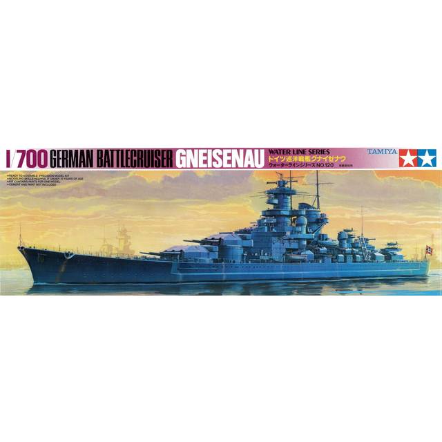 Tamiya Models Gneisenau Battleship