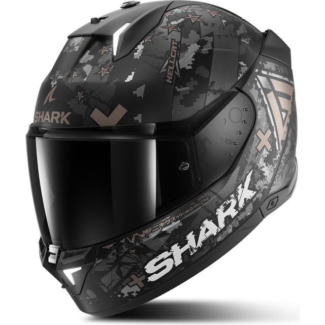 Shark Skwal i3 Hellcat Helmet, black-grey, Size L for Men