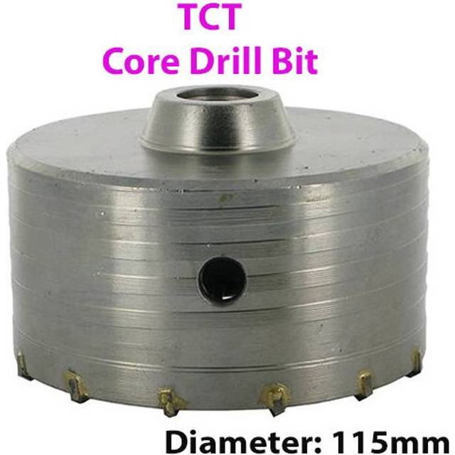 "PRO 115mm (4.53"") TCT Core Drill Bit Tile Marble Glass Brick Hole Saw Cutter"