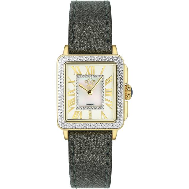 Womens Padova -Leather Gray Strap - Black - One Size