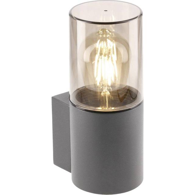 Cgc outdoor wall light black matte aluminium modern ip54 waterproof weatherproof