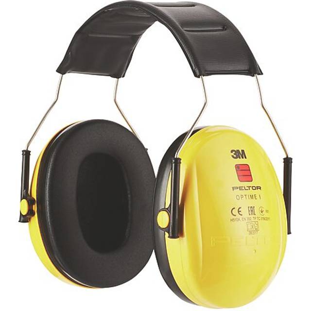 3M Peltor Optime Comfort Headband Ear Defenders Yellow/Black - H510A