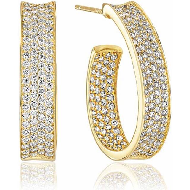 Sif Jakobs Jewellery, Accessoarer, Dam, ONE Size, Concavo Vita Zirkon Örhängen