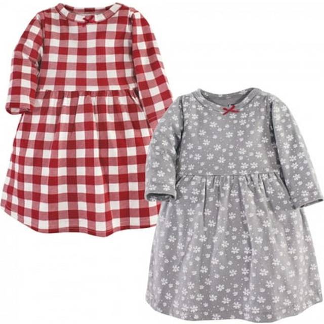 Hudson Baby baby girls Cotton Dresses Casual Dress  Snowflake  2T US