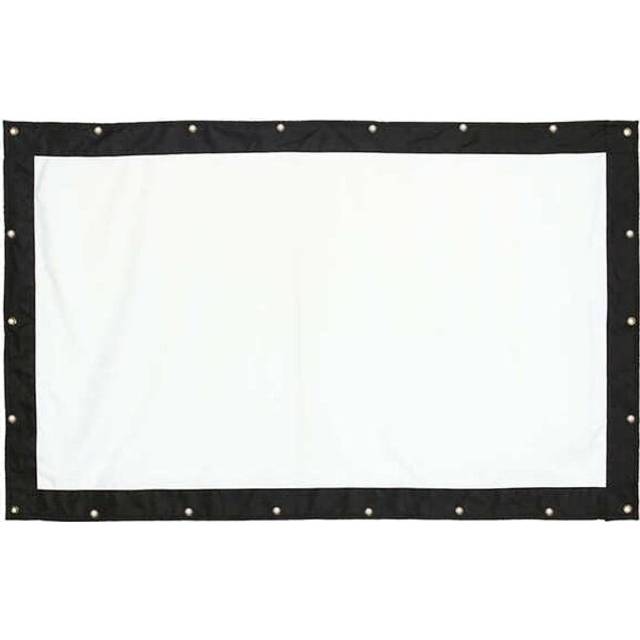 Projector Screen 200 Inch Reflective Fabric Projection Screen 16:9 Wall Mount Film Movie Projector Projection Screen Curtain