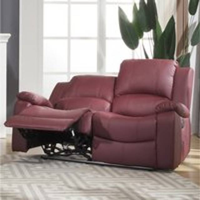 Artemis Home Glendale 2 Seat Electric Reclining Sofa - Burgundy, Red