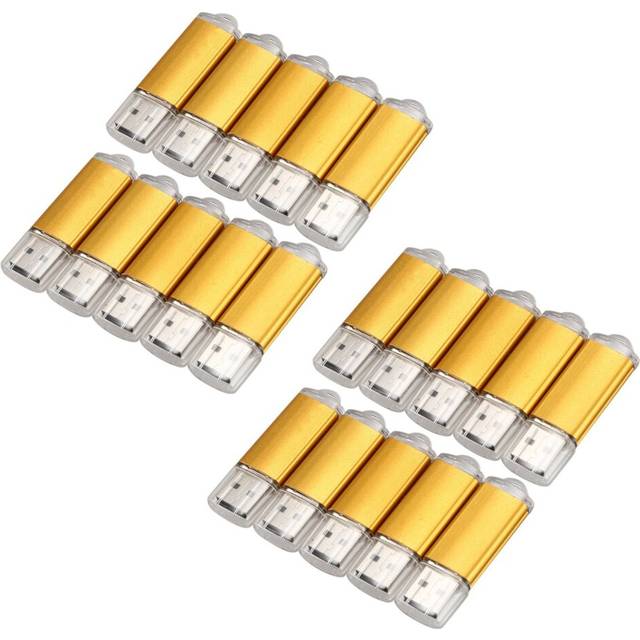20 x 512MB Memory Stick USB Flash Drive USB Flash Drive USB 2.0 Gold