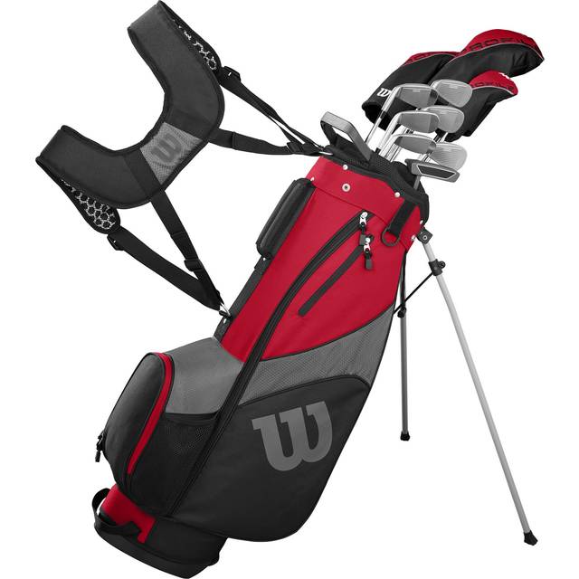 Wilson Golf Profile SGI Men's Complete Golf Set with Bag,Red / Black