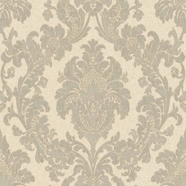 Belgravia Decor Ciara Damask Soft Silver Wallpaper GB4409
