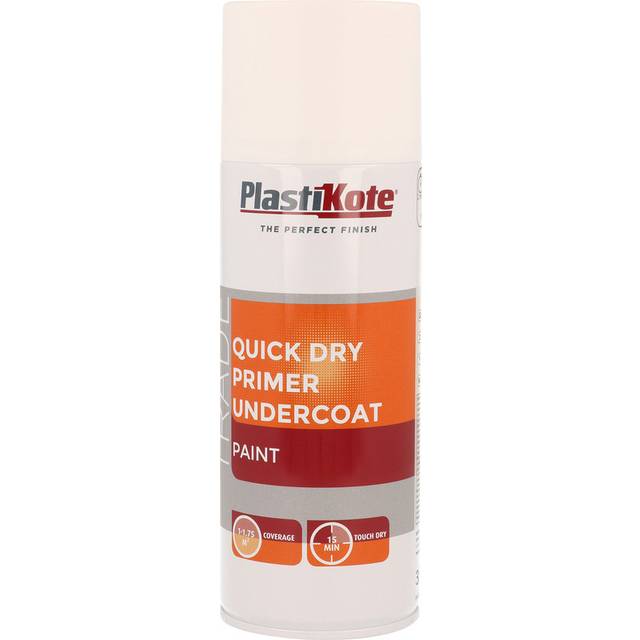 PlastiKote 440.0071000.076 Trade Quick Dry Primer Spray White 400ml