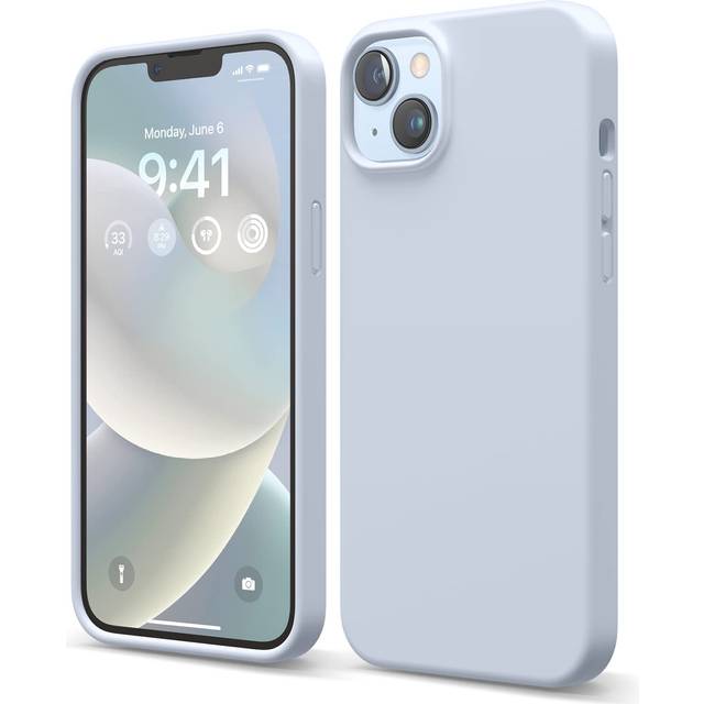 Elago Silicone Case (iPhone 14 Plus) - mjukt skal - Ljusblå