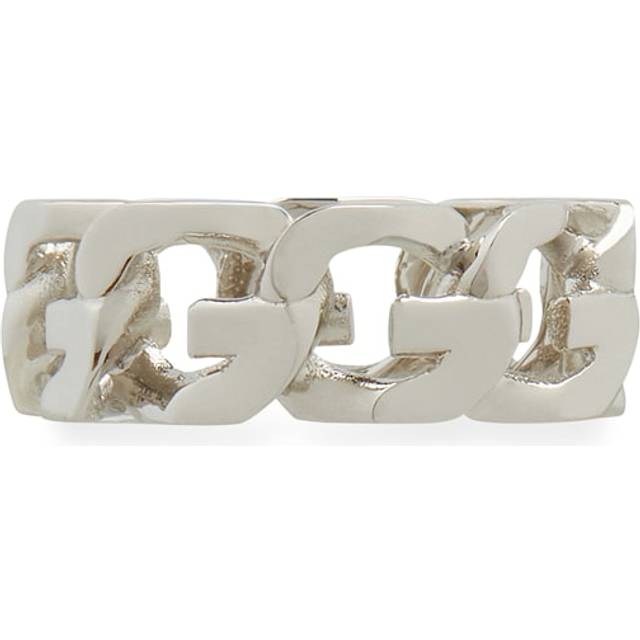 Givenchy Silver G Chain Ring - 040-SILVERY - FR 50