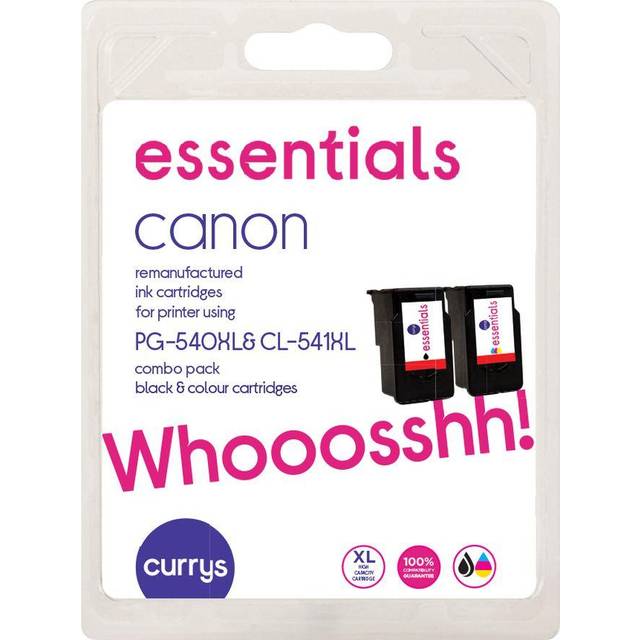 ESSENTIALS Canon PG-540 XL & CL-541 XL Black & Tri-colour Ink Cartridges - Twin Pack, Black,Black & Tri-colour,Tri-colour