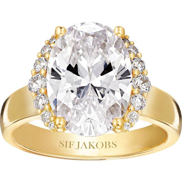 SIF Jakobs Ring - Ellisse - SJ-R2342-CZ-YG - gold