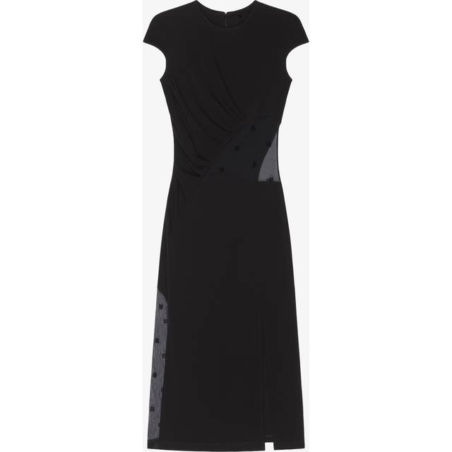 Givenchy Black 4G Midi Dress - 001-Black - FR 36