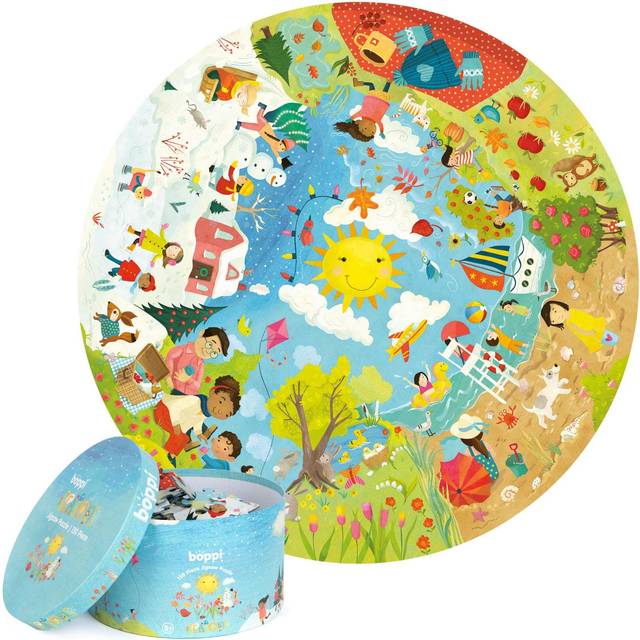 Boppi 150 Piece Round Jigsaw Puzzle - Seasons