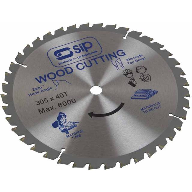 Sip 305mm X 30mm Tct 40t Circular Saw Blade