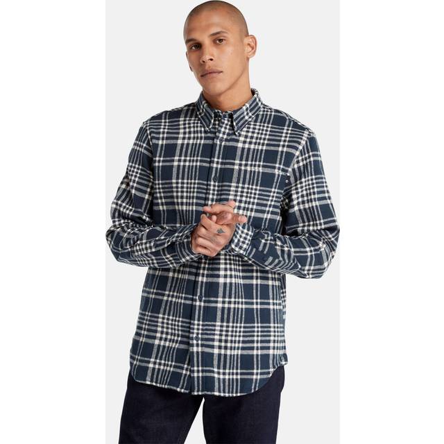 Timberland Heavy flannel check skjorta (herr) - Navy, M