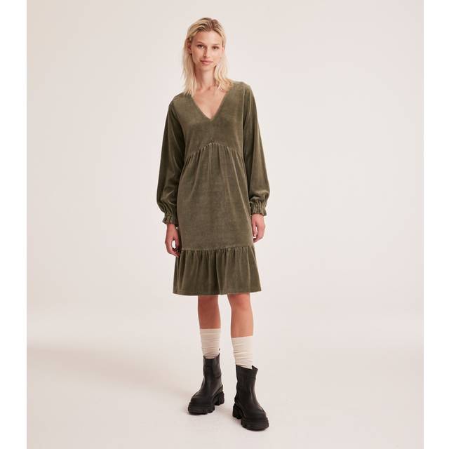Odd Molly - Sammetsklänning Carola Dress - Grön