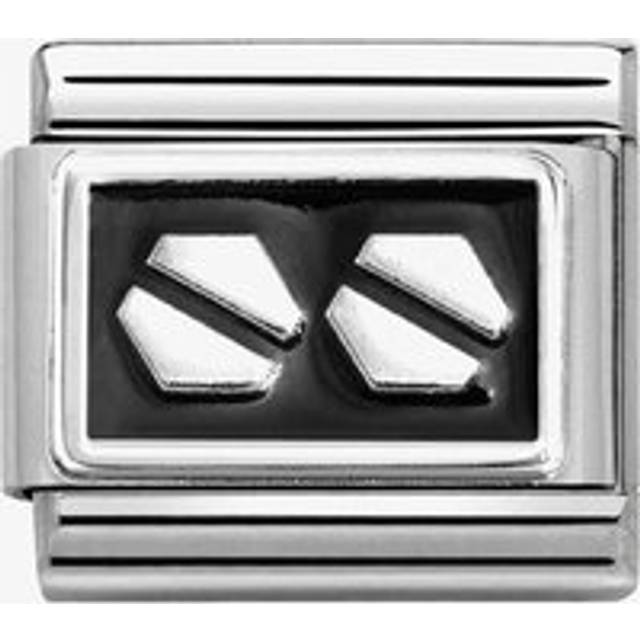 Nomination Classic Silver and Enamel Double Hex Screws Sports &amp; Ho