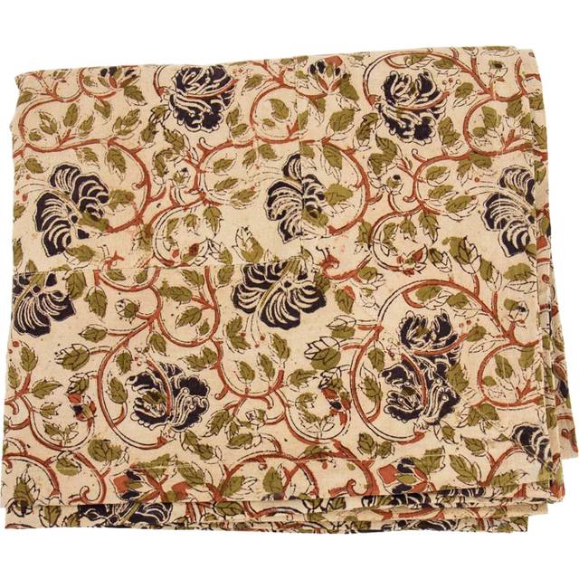 A World of Craft - Black Poppy Duk - Beige/Svart 140 x 250 cm - Dukar - Beige,Svart