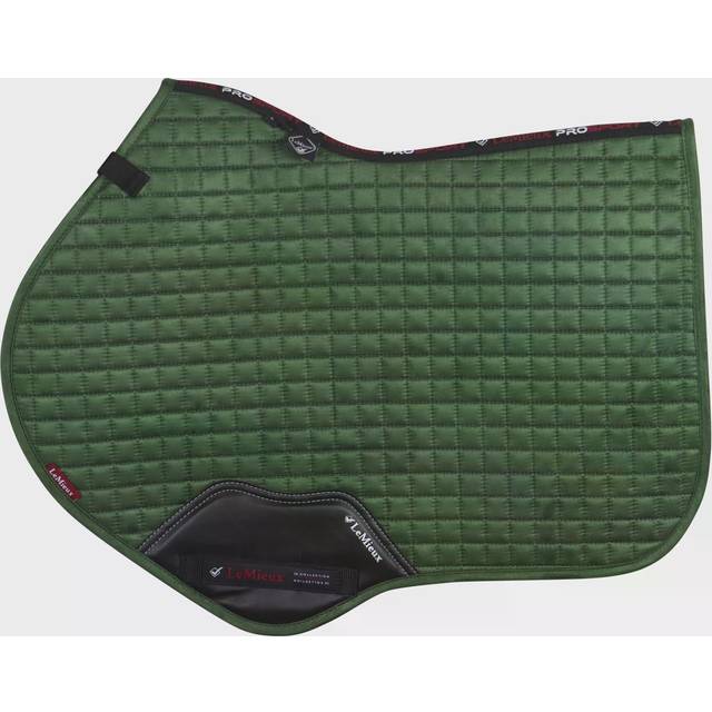 LeMieux ProSport Suede Close Contact Square - Hunter Green: Large Size