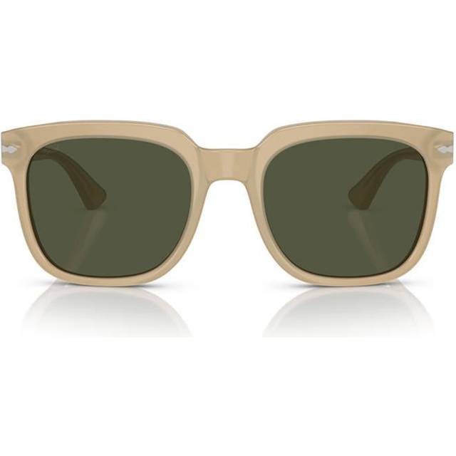 Persol Unisex PO3323S 116931 Solglasögon Acetat Brun Grön Fyrkantig Normal