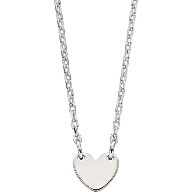 Little Star Silver Lexi Heart Children's Necklace For Women - silver