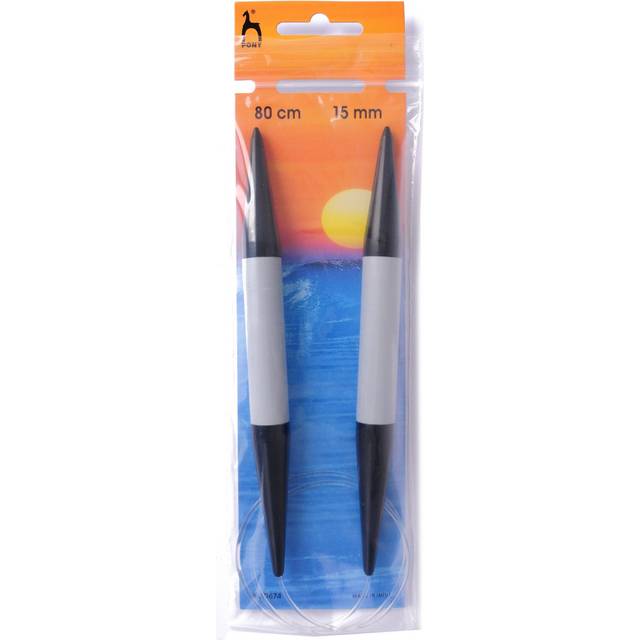 Pony Classic 80cm Fixed Circular Knitting Needles - 15.00mm (P50674)
