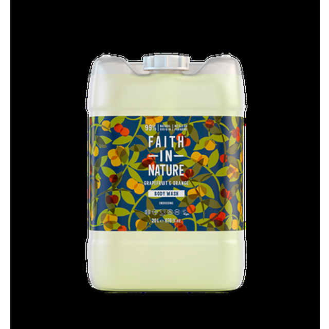 Faith In Nature | Body Wash Grapefruit & Orange | 1 x 20ltr