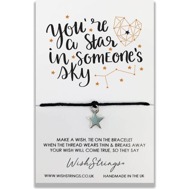 You&#39;re A Star Wish String Bracelet With Lucky Charm Sentimental Gift