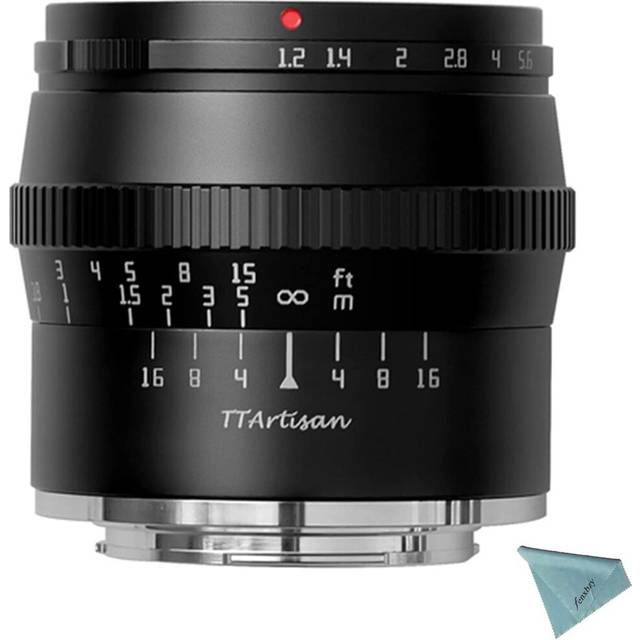 TTArtisan 50mm F1.2 APS-C Cameras Lens Manual Focus MF Compatible with Canon M Mount M1 M2 M3 M5 M6 M6II M10 M100 M50