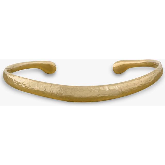 Dower & Hall Nomad 18ct Gold Vermeil Curved Torc Bangle
