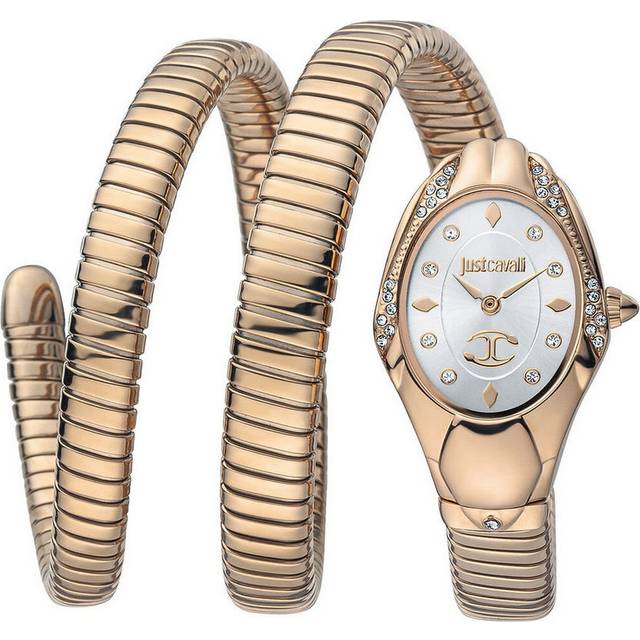 Womens Snake White Dial Watch - Metallics - One Size