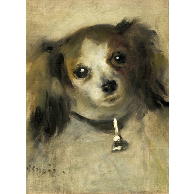 Auguste Renoir: Head of a Dog, 1870