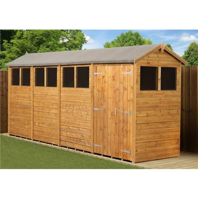 Empire Sheds Empire 2000 Pent 12x5ft Wooden Garden Shed Door Le Side Panel, Green