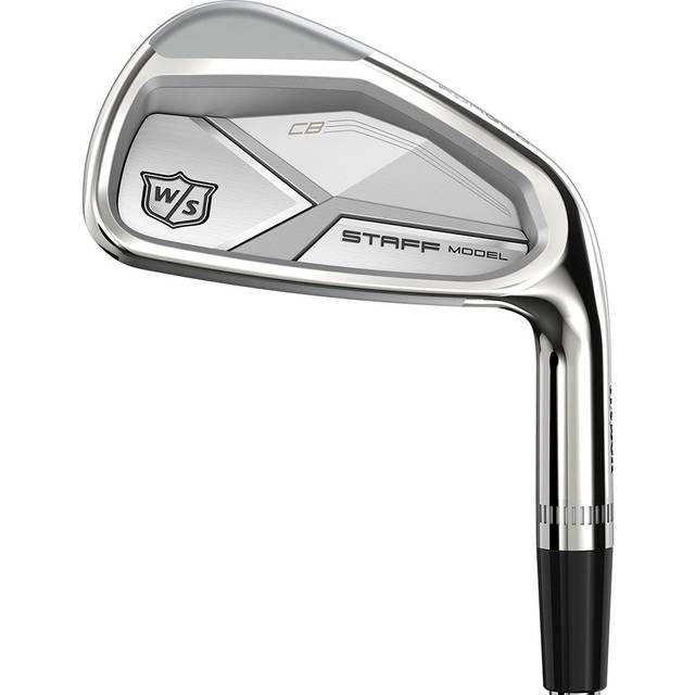 Wilson Personal Golf Clubs Iron Set, Personal Model CB, 4-PW, R-Flex, för högerhänta, stålskaft, 7 klubbar, silver, WGR200035R