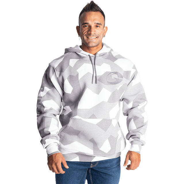 Gasp Logo hoodie V2 - White (M)