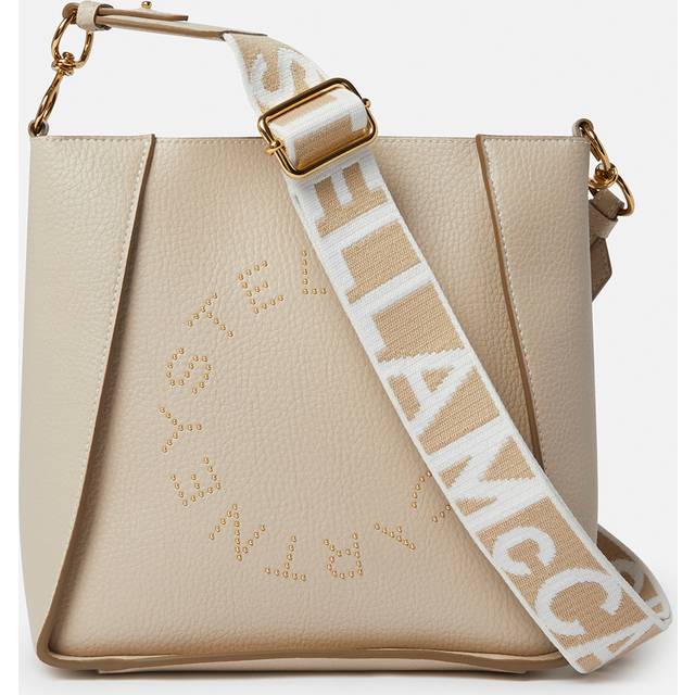 Stella McCartney - Logo Square Crossbody Bag, Woman, Cream - U