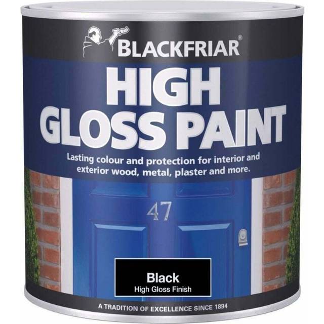 Blackfriar - High Gloss Paint Black (Ready Mixed) 500ML