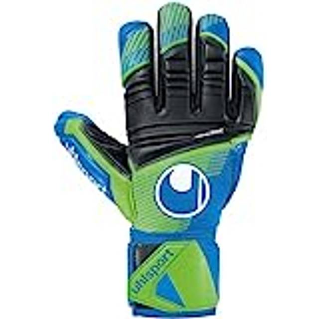 uhlsport uhlsport Aquasoft HN fotboll målvaktshandskar för barn och vuxna – optimalt grepp i vått väder