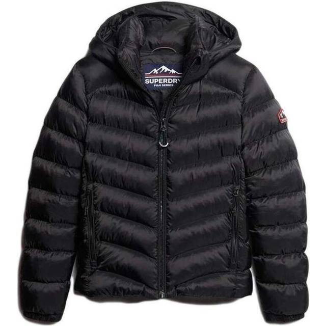 Hooded Puffer Jacket Superdry Fuji - Noir - L