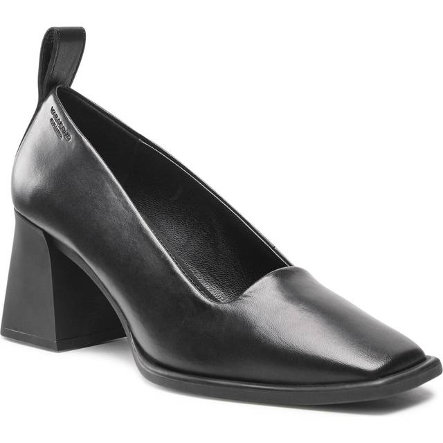 Vagabond - Hedda - Svarta pumps i skinn storlek 36 Klackskor - Black (36)