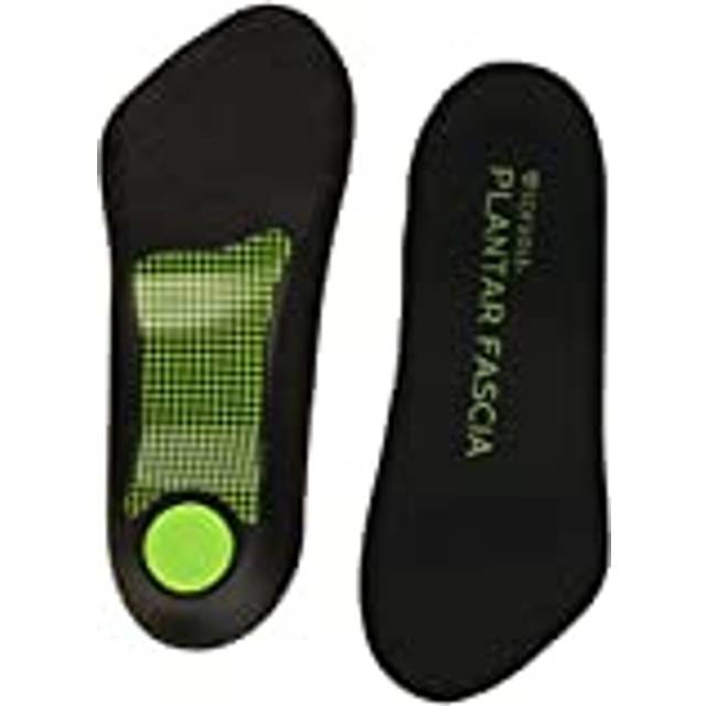 Sof Sole womens Plantar Fascia Support 3/4 Length Insole  Black  5-11